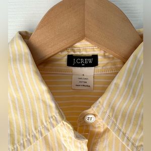 J. Crew Light Yellow Button Down Shirt